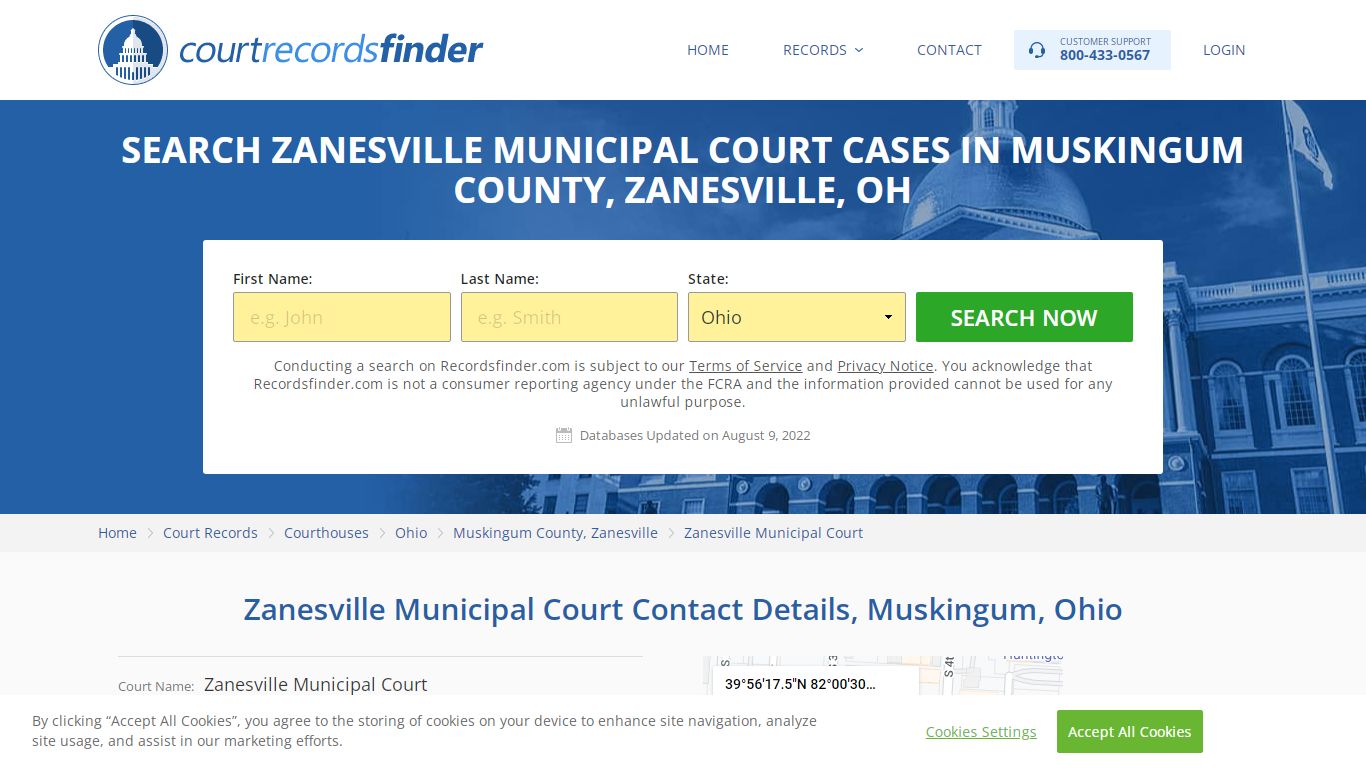 Zanesville Municipal Court Case Search - Muskingum County ...